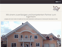 Tablet Screenshot of ludwigbau.de